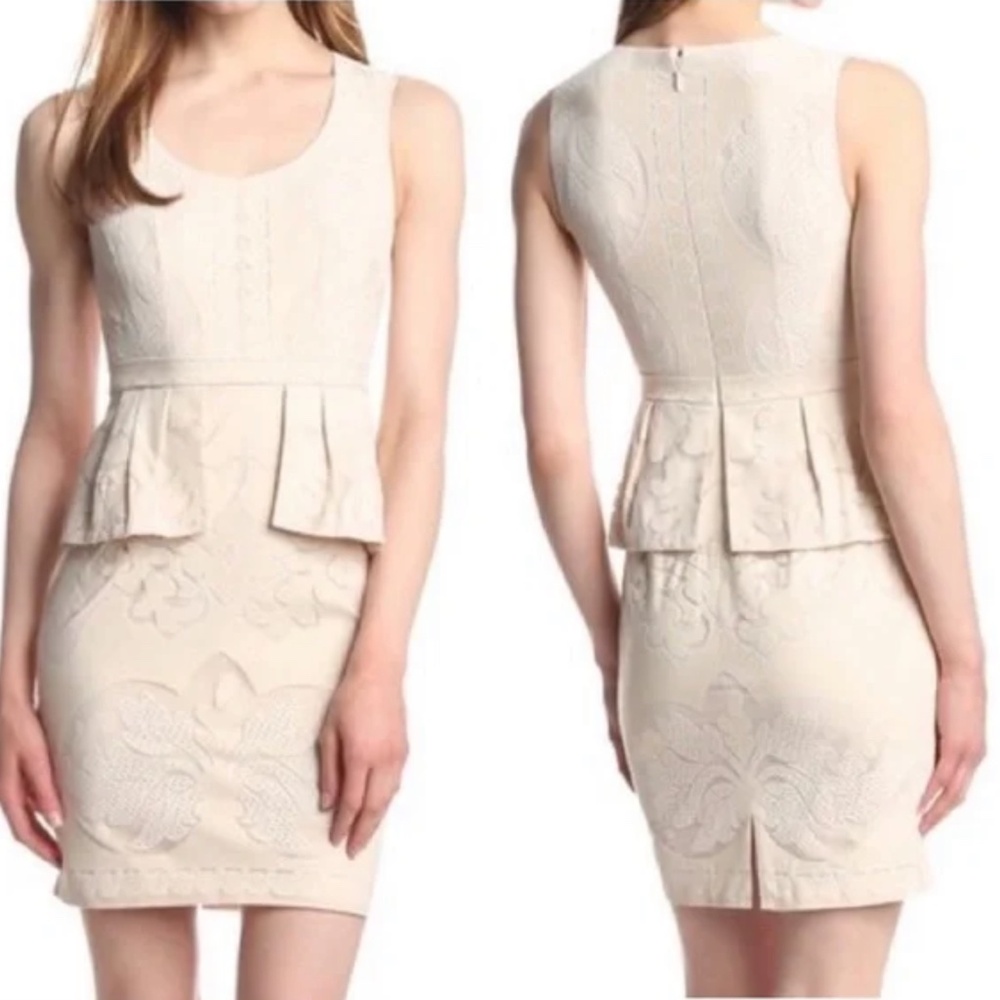 BCBG MAXAZRIA “Etna” Lace Peplum Dress Size 0 NWT